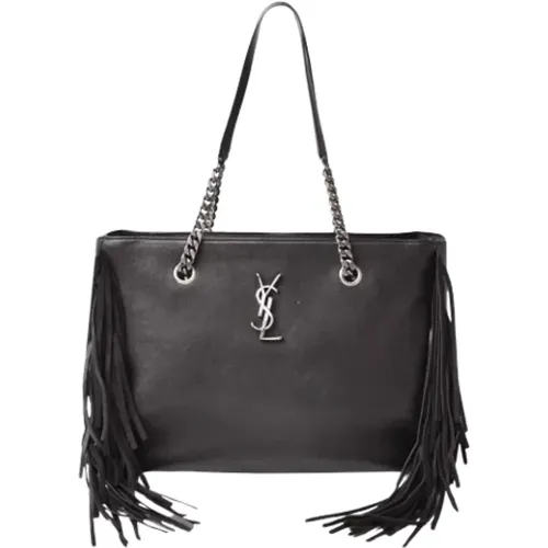 Pre-owned Tote Bags, female, , Size: ONE SIZE Pre-owned Leather shoulder-bags - Yves Saint Laurent Vintage - Modalova