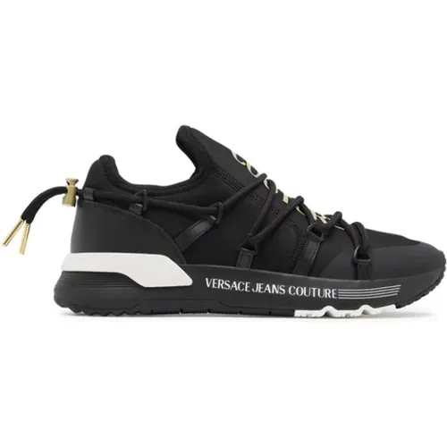 Dynamische Sneaker für Herren in Schwarz/Gold - Versace Jeans Couture - Modalova