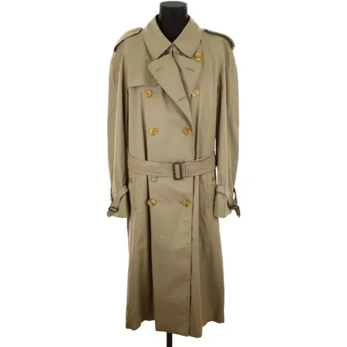 Pre-owned Coats, female, , Size: XL Pre-owned Cotton outerwear - Burberry Vintage - Modalova