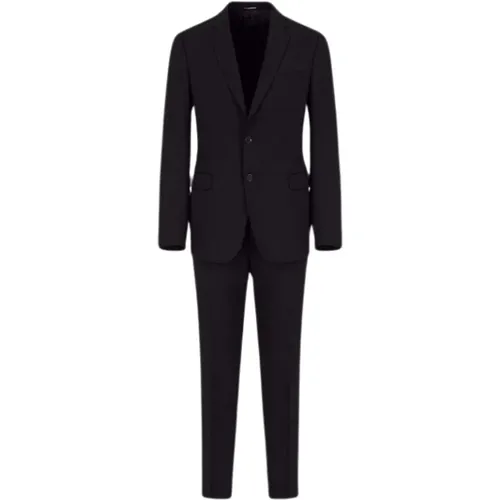 Single Breasted Suits, male, , Size: S Stretch Comfort Suit Jacket - Emporio Armani - Modalova