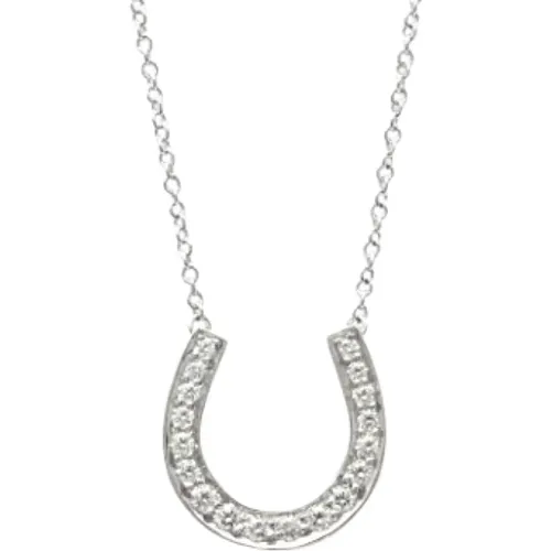 Pre-owned Jewellery, female, , Size: ONE SIZE Pre-owned Platinum necklaces - Tiffany & Co. Pre-owned - Modalova