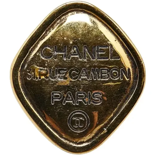 Pre-owned Jewellery, female, , Size: ONE SIZE Pre-owned Metal brooches - Chanel Vintage - Modalova