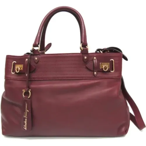 Pre-owned Leather handbags , female, Sizes: ONE SIZE - Salvatore Ferragamo Pre-owned - Modalova