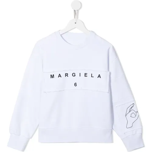 Weißes Fashionista Sweatshirt - Maison Margiela - Modalova