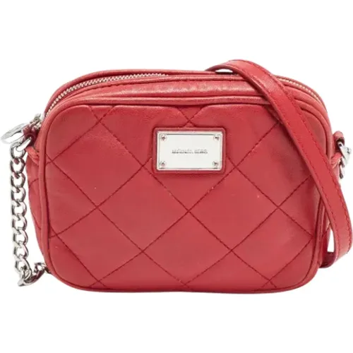 Pre-owned Cross Body Bags, female, , Size: ONE SIZE Pre-owned Leather shoulder-bags - Michael Kors Pre-owned - Modalova