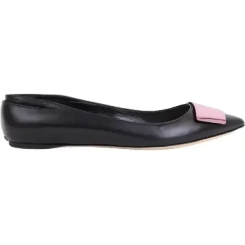 Pre-owned Flats, female, , Size: 8 US Pre-owned Leather flats - Dior Vintage - Modalova