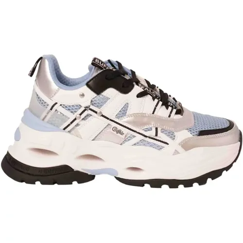 Triplet Hollow Light Blue Sneakers , female, Sizes: 6 UK, 3 UK, 7 UK, 5 UK, 4 UK - Buffalo - Modalova