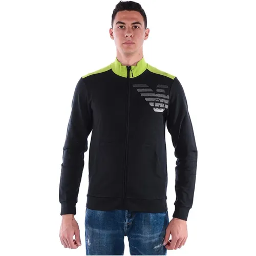 Hoodies , Herren, Größe: M - Emporio Armani EA7 - Modalova