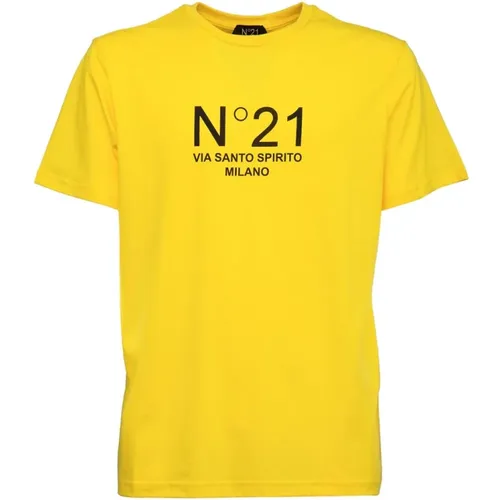 T-Shirt , male, Sizes: S - N21 - Modalova