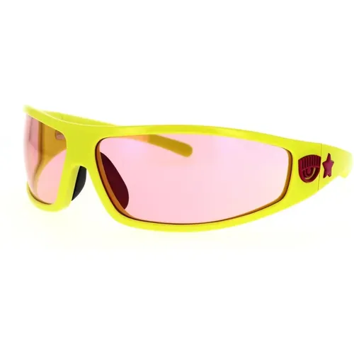 Colorful and Sporty Moon Eye Sunglasses , female, Sizes: ONE SIZE - Chiara Ferragni Collection - Modalova