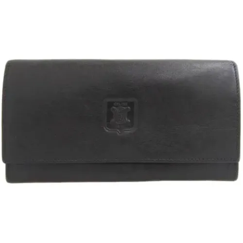 Pre-owned Wallets, female, , Size: ONE SIZE Pre-owned Leather wallets - Celine Vintage - Modalova