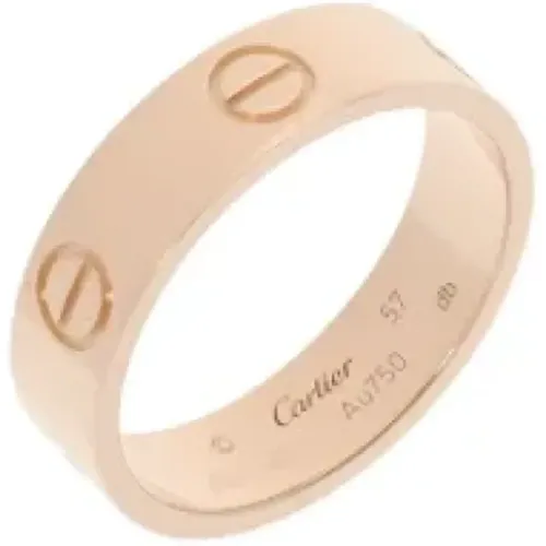 Pre-owned Jewellery, female, , Size: ONE SIZE Pre-owned Rose Gold rings - Cartier Vintage - Modalova