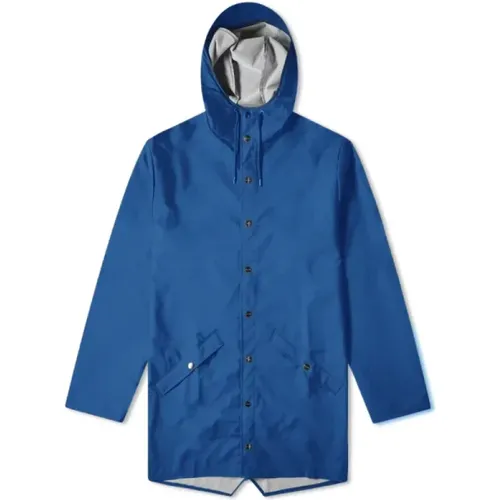 Rain Jackets, male, , Size: XS Long Jacket - Waterproof, Windproof, Lightweight - Rains - Modalova