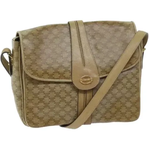 Pre-owned Cross Body Bags, female, , Size: ONE SIZE Pre-owned Canvas celine-bags - Celine Vintage - Modalova