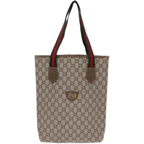 Pre-owned Tote Bags, female, , Size: ONE SIZE Pre-owned Canvas totes - Gucci Vintage - Modalova