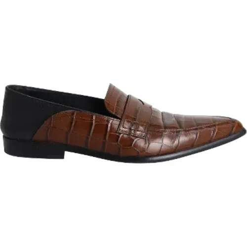 Pre-owned Leather flats , male, Sizes: 5 UK - Loewe Pre-owned - Modalova