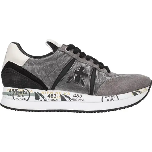 Silver Sneakers Stylish Design , female, Sizes: 8 UK, 6 UK, 4 UK, 5 UK, 7 UK - Premiata - Modalova