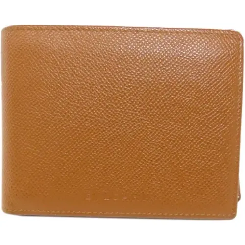 Pre-owned Wallets, female, , Size: ONE SIZE Pre-owned Leather wallets - Bvlgari Vintage - Modalova