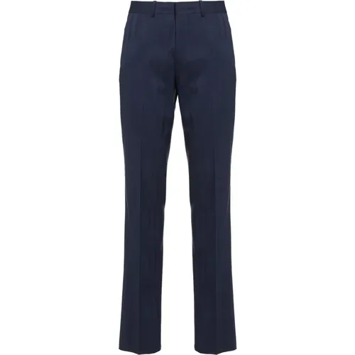 Suit Trousers, male, , Size: M Tailored Slim Fit Trousers - Off White - Modalova