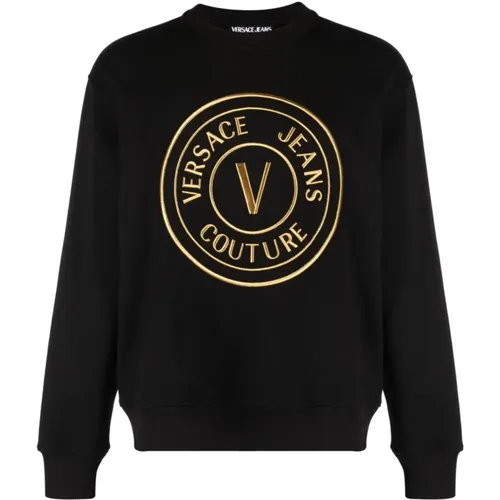 Sweatshirt Ss24 Men's Fashion , male, Sizes: M, L, S, XL - Versace Jeans Couture - Modalova