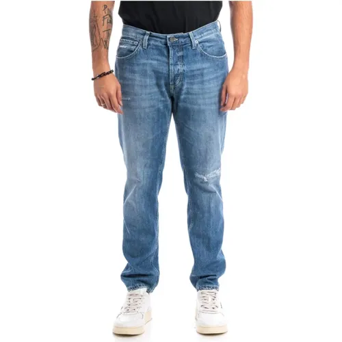 Stylische Denim Jeans , Herren, Größe: W32 - Dondup - Modalova