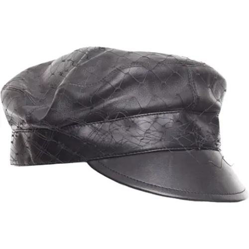 Pre-owned Accessories, female, , Size: ONE SIZE Pre-owned Leather hats - Dior Vintage - Modalova