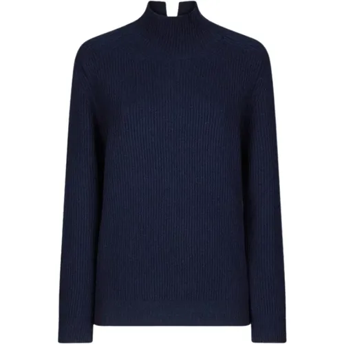 Turtlenecks, female, , Size: M Long sleeve turtleneck sweater with back opening - Dondup - Modalova