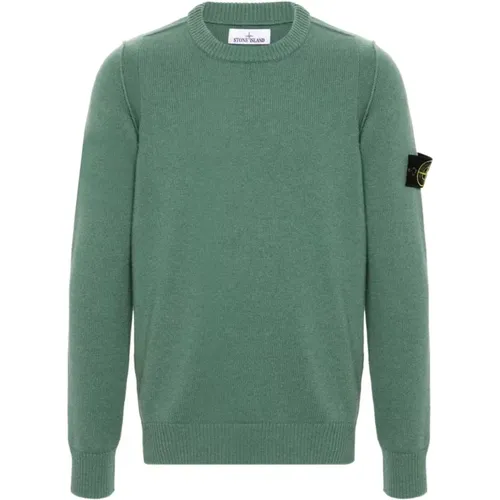 Grüner Strickpullover Stone Island - Stone Island - Modalova