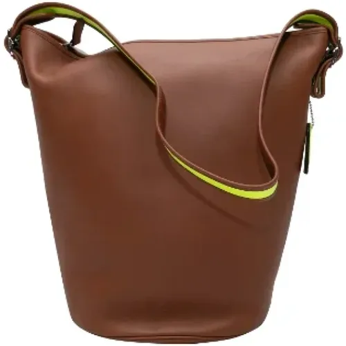 Pre-owned Bucket Bags, female, , Size: ONE SIZE Pre-owned Leather shoulder-bags - Coach Pre-owned - Modalova