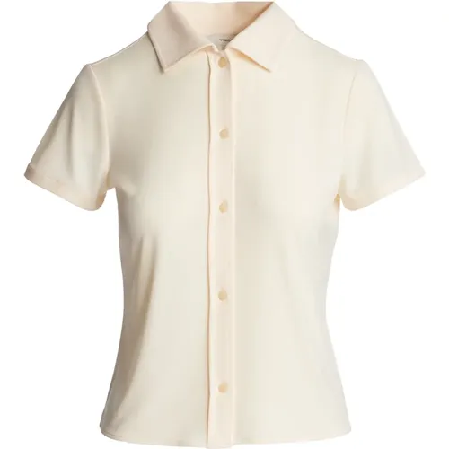 Stilvolles Button-Up Hemd , Damen, Größe: S - Vince - Modalova