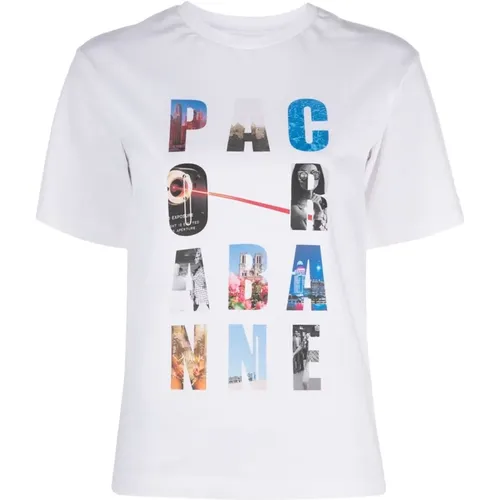 T-Shirts , female, Sizes: S - Paco Rabanne - Modalova