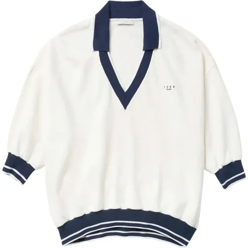 Sweatshirts, female, , Size: M Sweater V-Neck Style - 1989 Studio - Modalova