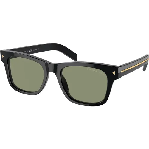 Sunglasses, male, , Size: 51 MM /Light Green Sunglasses - Prada - Modalova