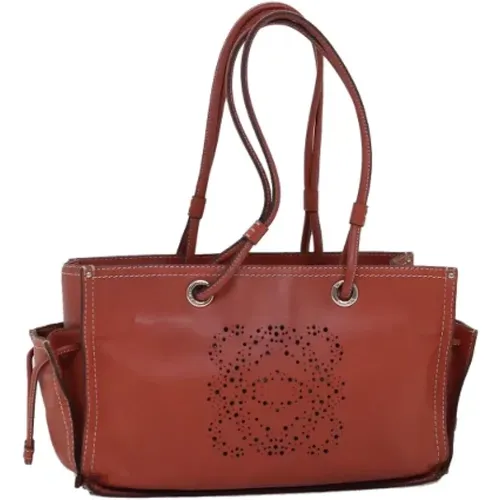 Pre-owned Tote Bags, female, , Size: ONE SIZE Pre-owned Leather totes - Loewe Pre-owned - Modalova