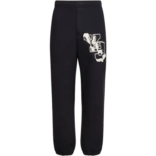 Sweatpants, female, , Size: S Graphic Pants Elastic Waistband - Y-3 - Modalova