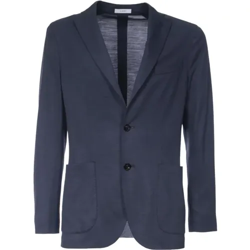 Blazers, male, , Size: 4XL Wool Blazer - Boglioli - Modalova