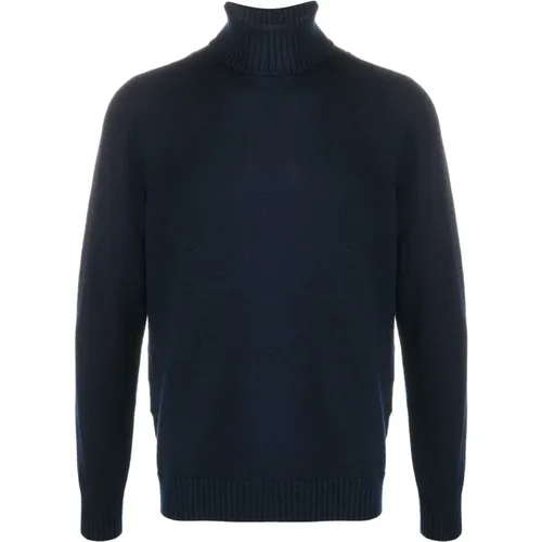 Turtlenecks, male, , Size: 2XL Merino High Neck Sweater - Drumohr - Modalova