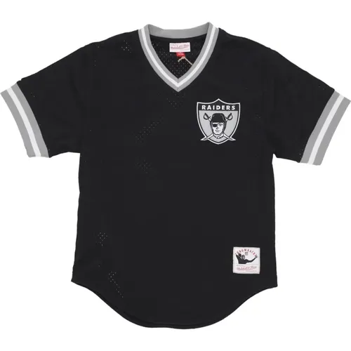 Sportswear, male, , Size: M Vintage NFL Mesh V-Neck Jersey - Mitchell & Ness - Modalova