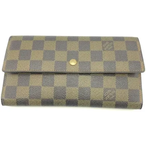 Pre-owned Canvas wallets , female, Sizes: ONE SIZE - Louis Vuitton Vintage - Modalova