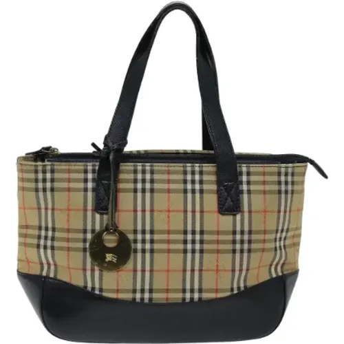 Pre-owned Tote Bags, female, , Size: ONE SIZE Pre-owned Canvas handbags - Burberry Vintage - Modalova