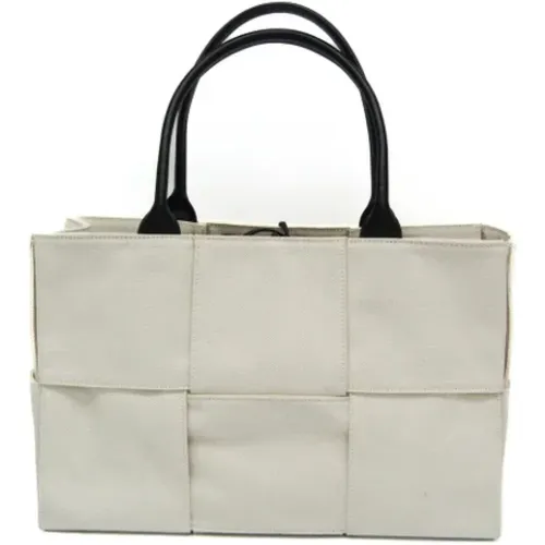 Pre-owned Tote Bags, female, , Size: ONE SIZE Pre-owned Canvas totes - Bottega Veneta Vintage - Modalova