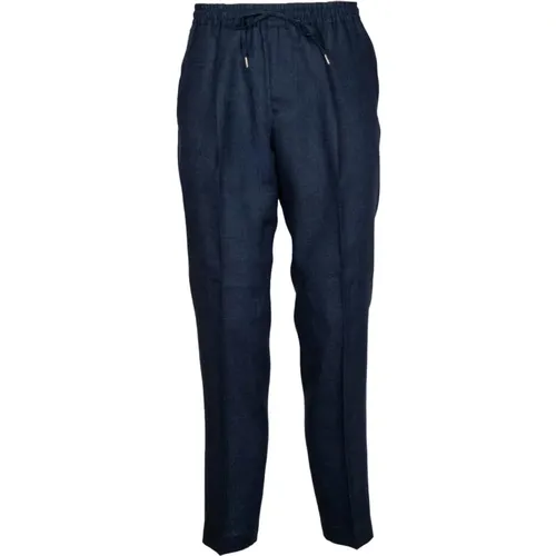 Wimbledon Linen Pants with Pockets , male, Sizes: W38, W36, W32, W34, W40, W33, W35 - Briglia - Modalova