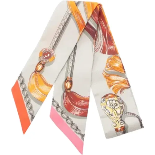 Pre-owned Silk scarves , female, Sizes: ONE SIZE - Hermès Vintage - Modalova