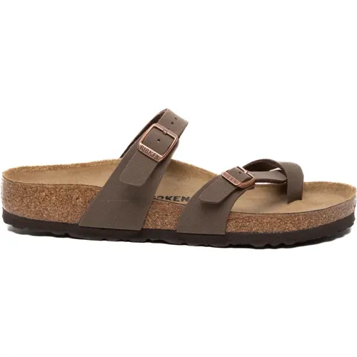 Braune Kreuzriemen Sandalen , unisex, Größe: 46 EU - Birkenstock - Modalova