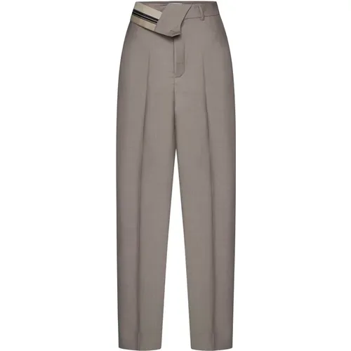 Stylish Trousers , female, Sizes: XS, S - Fendi - Modalova