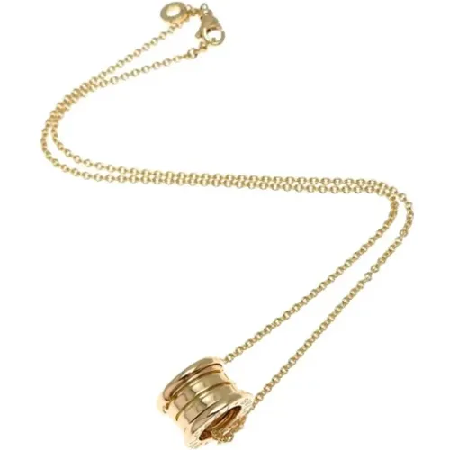 Pre-owned Jewellery, female, , Size: ONE SIZE Pre-owned Gold necklaces - Bvlgari Vintage - Modalova