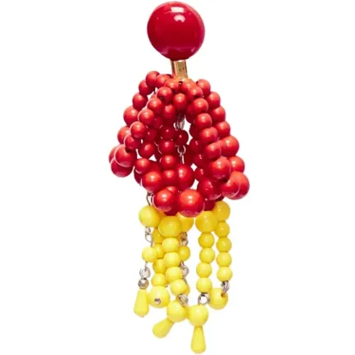 Pre-owned Jewellery, female, , Size: ONE SIZE Pre-owned Plastic earrings - Marni Pre-owned - Modalova