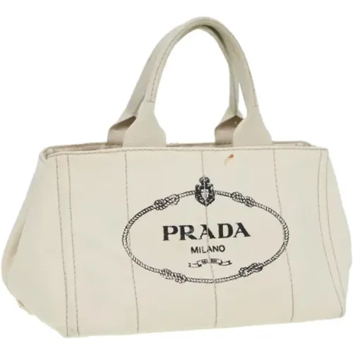 Pre-owned Canvas prada-bags , female, Sizes: ONE SIZE - Prada Vintage - Modalova