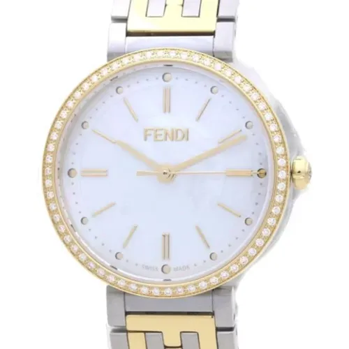 Pre-owned Watches, female, , Size: ONE SIZE Pre-owned Stainless Steel watches - Fendi Vintage - Modalova