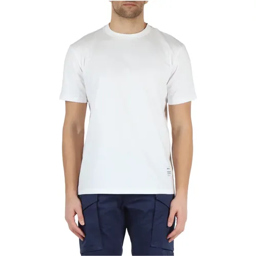 Cotton T-shirt with Logo , male, Sizes: S - Replay - Modalova